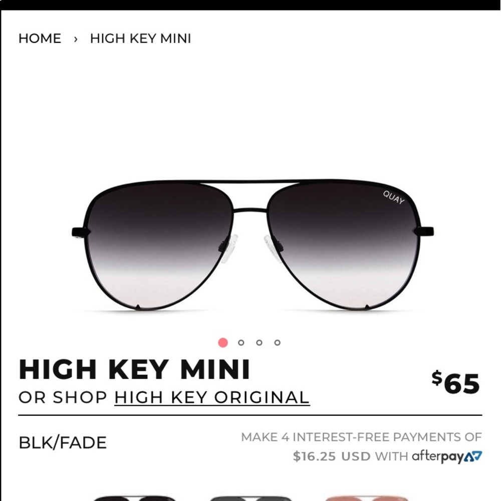 Quay Sunglasses- High Key Mini